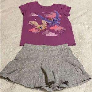 Toddler Skort and Tee.